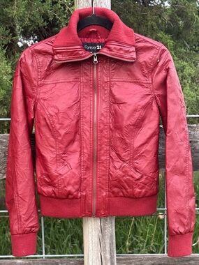 Bomber Jacket Women’s Medium M Moto Zip Up